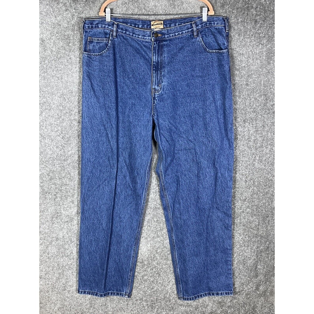 WearGuard Classic Fit Straight Leg‎ Jeans Mens Size 44 X 32 Blue Denim Cotton